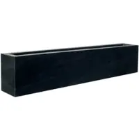Pottery Pots Bloempot Natural Jort Middle High Black 200 x 30 x 40 cm