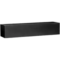 Pottery Pots Bloempot Natural Jumbo Jort S Extended Black 200 x 45 x 40 cm