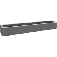 Pottery Pots Bloempot Natural Jort Low M Grey 200 x 30 x 25 cm
