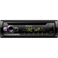 Pioneer DEH-S220UI, zwart, 1 DIN, 50 W, CD, MP3, WAV, WMA, LCD-scherm