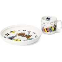 Arabia Moomin kinder dinerset Moomin troll