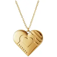 Georg Jensen Seasonal Christmas Collection 2019 Ornament Hart - Zink Legering - Goud