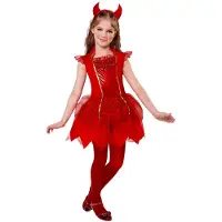 Finidi Duivel ballerina jurkje kinderen
