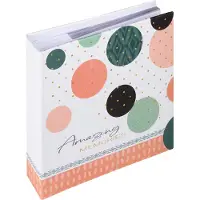 Walther design ME-485-R Amazing Memories - Memo insteekalbum - Formaat 20 x 20 cm - 200 foto's 9 x 13 cm - Rood