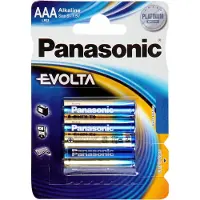 Panasonic AAA Micro Evolta batterijen, 1,5V, verpakking van 4 stuks