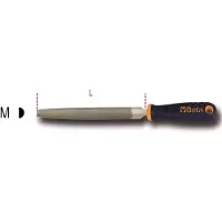 Beta Halfzoeten vijlen, halfrond met handgreep 1719BMD12/M - 017190328