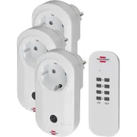 Brennenstuhl RC CE1 3001 1507040 Stopcontactset Draadloos 4-delig Binnen 1000 W