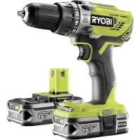 Ryobi R18PD3-215S 18V Li-Ion Percussie Boormachine 2-snelheden 2x Accu 1.5A | 18V (2x 1.5Ah accu + lader) - 5133003339