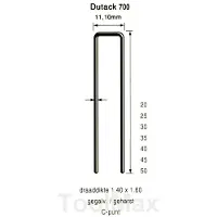 Dutack 11.1mm nieten | 60mm | 10.000 stuks - 5056045