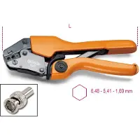 Beta Industriele kabelschoentang voor BNC coaxkabels RG 58, RG 59, RG 62, RG 71 1607 - 016070001