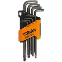 Beta 97BTX/SC8 Stiftsleutelset | Torx | Kogekop | 8-Delig | Houder - 000970164