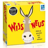 MEGABLEU Wijsneus - Het Grappige Quizspel voor de Hele Familie - Bordspel Vanaf 12 Jaar - 2-6 Spelers - Gezelschapsspel met Hints