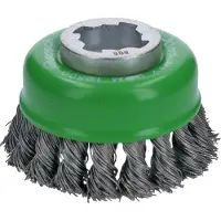 Bosch PRO roestvrijstalen zware X-Lock borstel voor het aanbrengen van materiaal, 75 x 0,5 mm