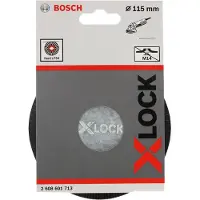 Bosch X-LOCK steunschijf, hard, 115 mm 2608601713