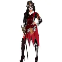 Atosa Voodoo Costume Rood XS-S Kinderen