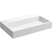 Clou Mini Wash Me fontein met voorbewerkt kraangat aluite B38xH6xD24cm
