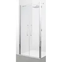 Novellini Young 2.0 2B draaideur 2 delig voor nis 87/91x200cm matchroom profiel helder glas