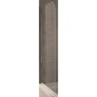 Bruynzeel Cilo badwand 85x145cm links of rechts te monteren zilver glans helder glas