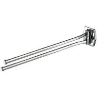Geesa Handdoekenrek Geesa Standard Chroom 2-armig