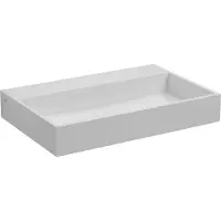 Clou Mini Wash Me Plus fontein met voorbewerkt kraangat mineral marmer B48xH7.5xD32cm
