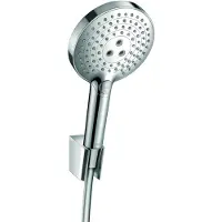Hansgrohe Raindance Select s120 porters badset met doucheslang 160 cm. Chroom-Wit
