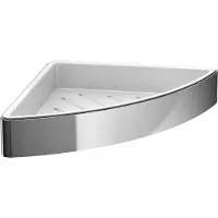 Emco Loft doucherek hoekmontage 17,9x17,9x3,6cm chroom