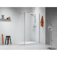 Get Wet by Sealskin Impact Inloopdouche type A1 met vast zijdeel 100x195cm Chroom-zilver hoogglans/Helder glas