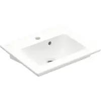 Villeroy & Boch Villeroy en Boch Venticello fontein met 1 kraangat 50x42cm met overloop wit
