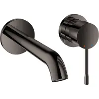 GROHE Essence New afbouwdeel voor 2-gats inbouw wandkraan M-size m. uitloop 18.3cm hard graphite