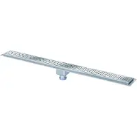Van den berg afvoergoot 90cm met flens onderafvoer 50 mm RVS