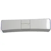 Wisa Serie 790 deksel met druktoets voor reservoir Wit