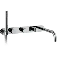 Hotbath Badthermostaat buddy inbouw 2-stop met uitloop chroom