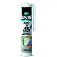 Bison Spiegellijm koker 425 g, geschikt op allerlei ondergronden, tast laaklag niet aan, vochtwerend, zilverspiegels