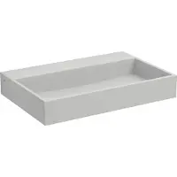 Clou Mini Wash Me Plus fontein met voorbewerkt kraangat aluite B48xH7.5xD32cm