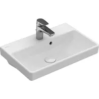 Villeroy & Boch Villeroy en boch Avento meubelwastafel 55x37cm 1 kraangat met overloop wit