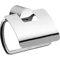 Emco Rondo 2 closetrolhouder met klep Chroom