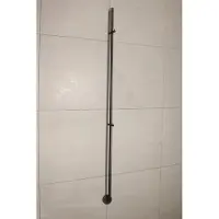Instamat Jay Elektrische Handdoekradiator 172cm hoog 29Watt Soft Zwart JAY021