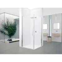 Novellini Young 2.0 zijwand 87x200 cm Matchroom Helder Glas