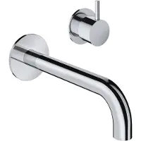 Hotbath Cobber Inbouw Wastafelkraan 18cm Chroom Alleen Koud Water - Messing - Kranen, Wastafelkranen, Inbouw Wastafelkranen
