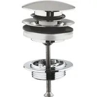 GROHE Afvoergarnituur - push-open - Supersteel (RVS)