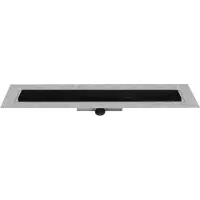 Easy drain Easydrain Compact TAF Modulo Design douchegoot 70 cm met Rooster Zero+ Zwart