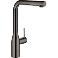 GROHE Essence New Keukenmengkraan met uittrekbare DualSpray Hard Graphite