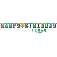 Amscan slinger Dino happy birthday 320 x 25 cm multicolor