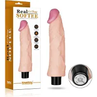 Lovetoy Realistische zachte vibrator 21 cm