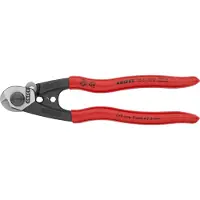 Knipex 95 61 190 Draadkabelschaar Geschikt voor (striptechniek) Aluminium- en koperkabel, een- en meerdraads, Middelharde draadkabel 7 mm 10 mm² 7