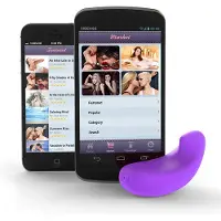Vibease - iPhone en Android Bluetooth Vibrator Paars