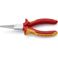 Knipex 30 36 160 Rondbektang VDE Recht Chroom-vanadium elektrostaal 160 mm