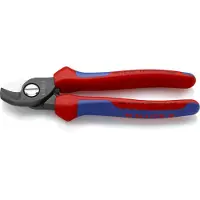 Knipex 95 12 165 Kabelschaar Geschikt voor (striptechniek) Aluminium- en koperkabel, een- en meerdraads 15 mm 50 mm² 0