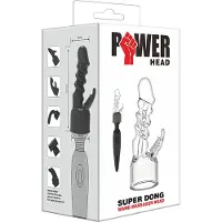 Power Massager Head Super Dong Wand Vibrator Accessoire Transparant 6 cm