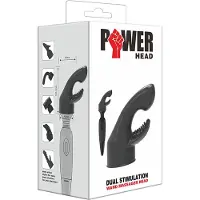 OEM Power Head - Duale Stimulatie Wand Massager Opzetstuk Doorzichtig